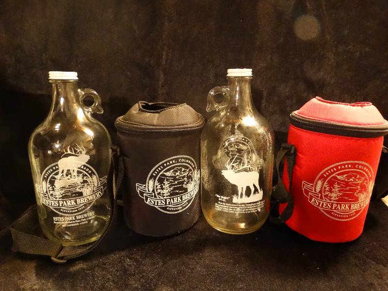 lot 503 image: Lot of 2 Estes Park Jugs wHolders.
