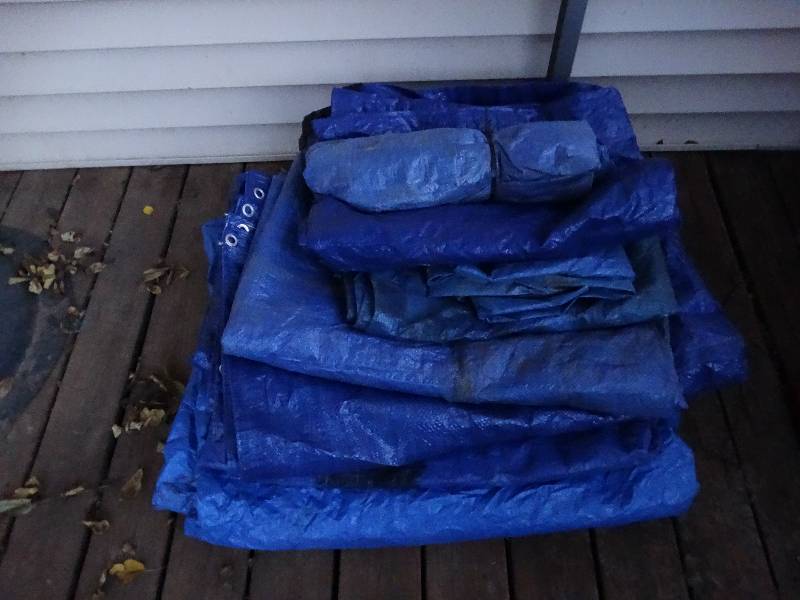 lot 742 image: Lot of Blue tarps