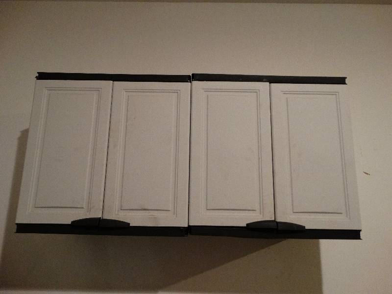 lot 791 image: 2 Plastic Storage Cabinets