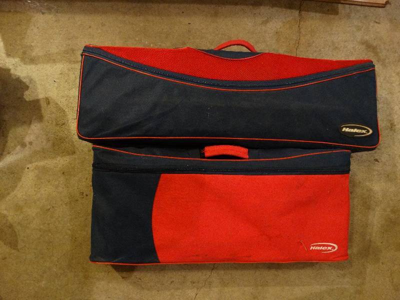 lot 847 image: Lot of games, croquet, bean bag toss, washer toss, cup ball toss.