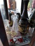 Various glass collectibles & decor