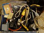Lot of Misc. Electrical w/tote