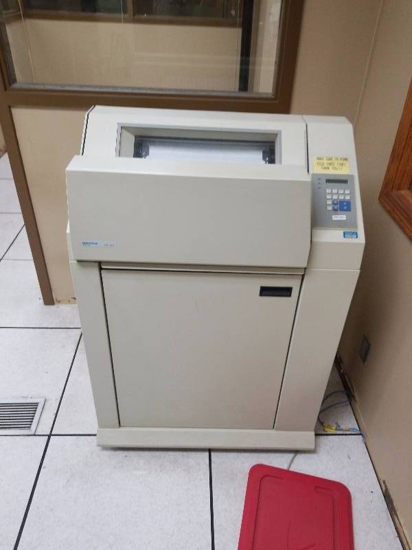 lot 5619 image: Mannesmann Tally matrix printer