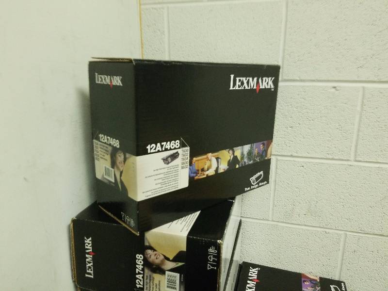 lot 5633 image: Lexmark Compatible T630632634X634 Labels Applications Toner Cartridge (21000 Page Yield) (12A7468)