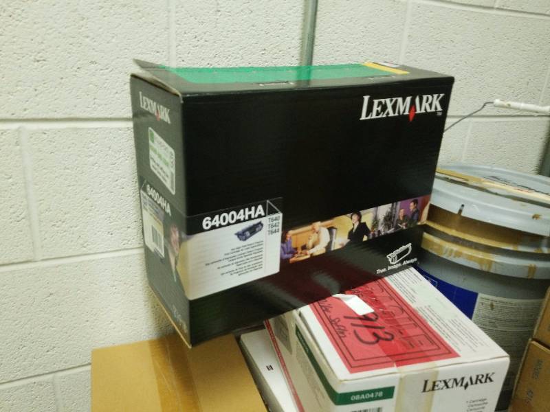 lot 5639 image: Lexmark Compatible T640642644 Labels Applications Toner Cartridge (21000 Page Yield) (64044HA)