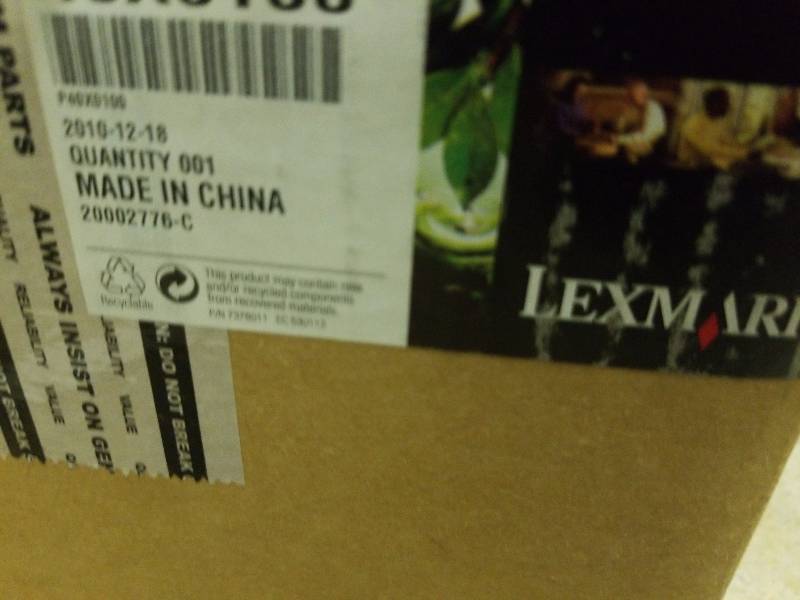 lot 5662 image: Lexmark 40X0100 110V Fuser Maintenance Kit