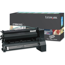 lot 5675 image: Lexmark Black Toner Cartridge (C780H1KG)