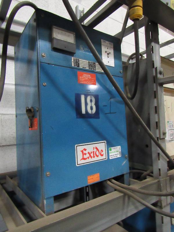 lot 1242 image: Exide Electric Equipment Battery Charger