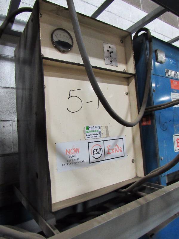 lot 1243 image: Exide Electric Equipment Battery Charger