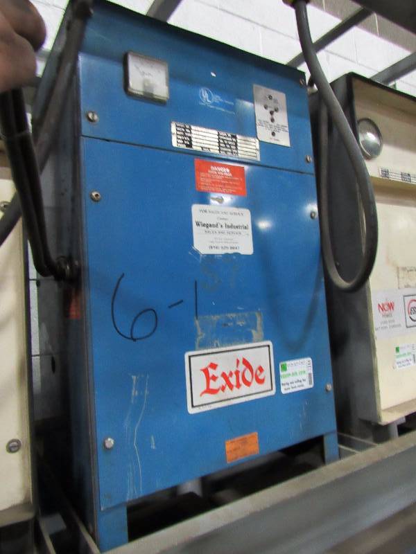 lot 1244 image: Exide Electric Equipment Battery Charger