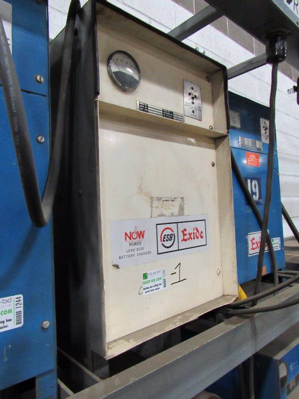 lot 1245 image: Exide Electric Equipment Battery Charger