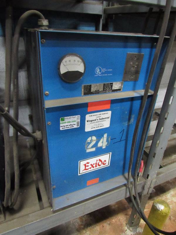 lot 1253 image: Exide Electric Equipment Battery Charger