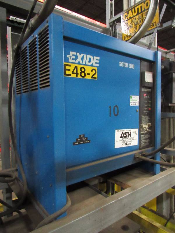 lot 1256 image: Exide Electric Equipment Battery Charger