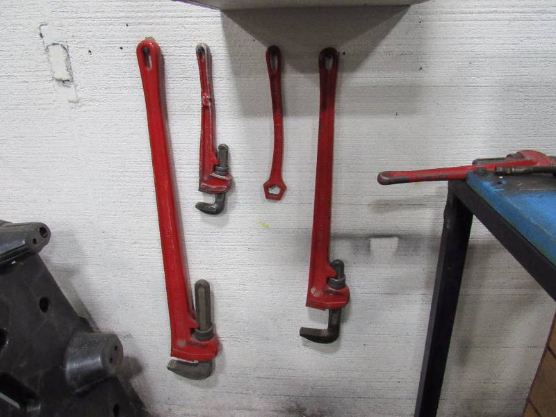 lot 1324 image: Lot Of (5) Ridgid Wrenches