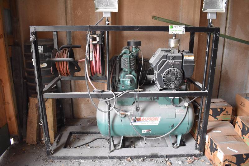 lot 1202 image: ChampionGardner Denver Portable Air Compressor Rig