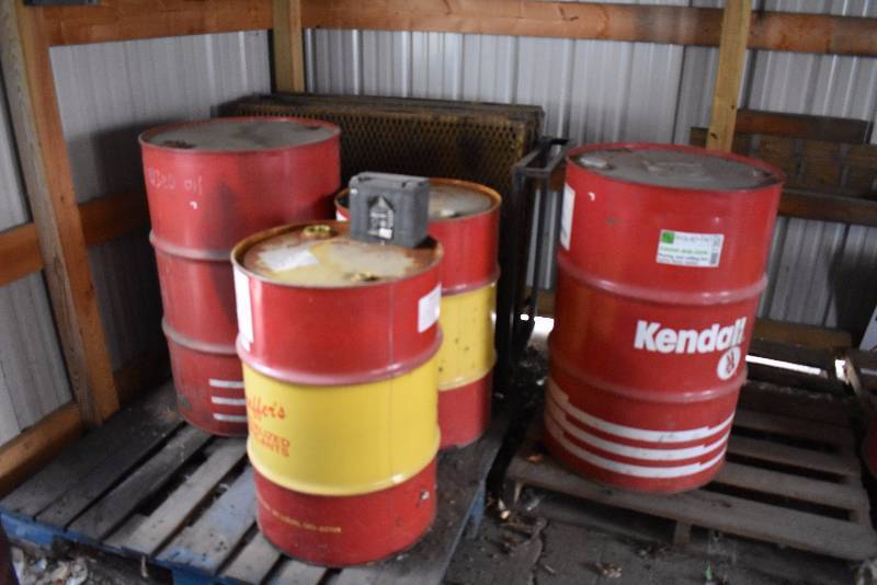 lot 1207 image: (4) Metal Drums