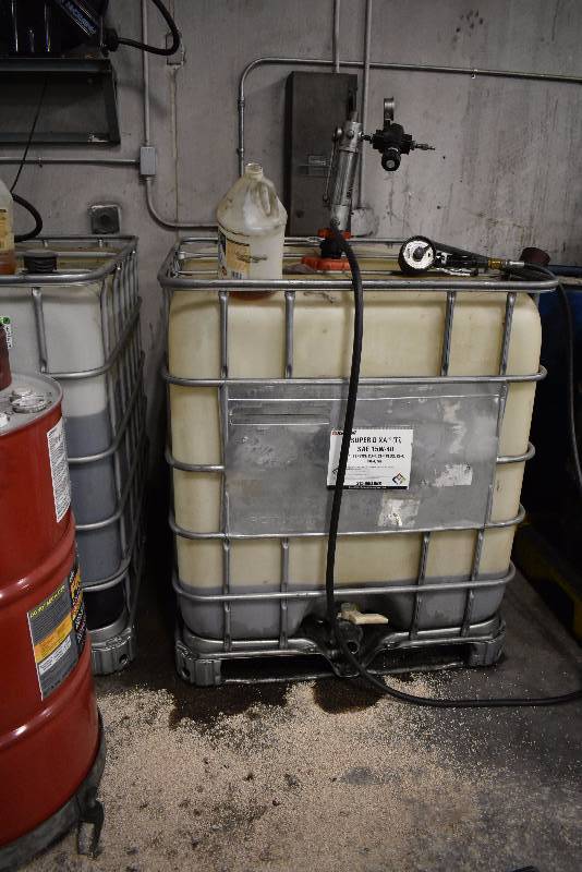 lot 1414 image: Pair Of Oil Containers