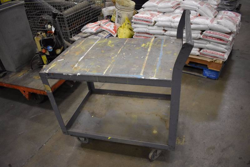 lot 1480 image: Metal Framed Cart