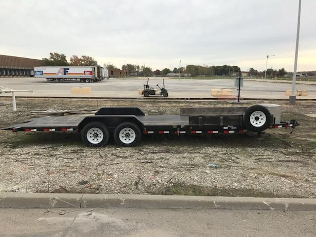 lot 1192 image: Load Trail 24ft Partial Tilt Trailer