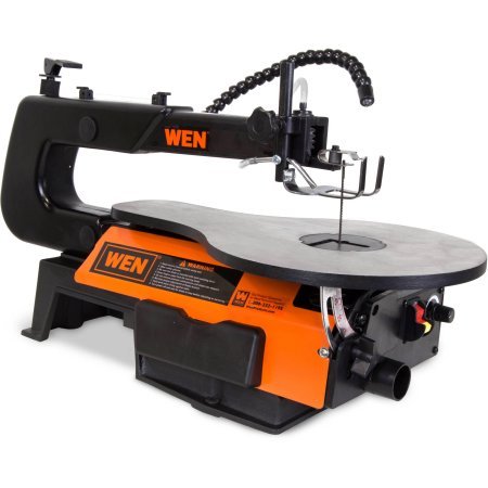 lot 6676 image: WEN 3920 16-inch Variable Speed Scroll Saw With Flexible LED Light