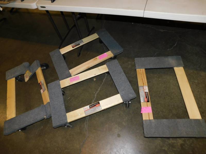 lot 6808 image: Lot of Xtreme Garage Hardwood Dollys