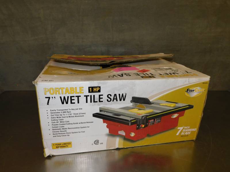 FlorCraft 7 Wet Tile Saw Wen Tools Log Splitters Saws Sanders