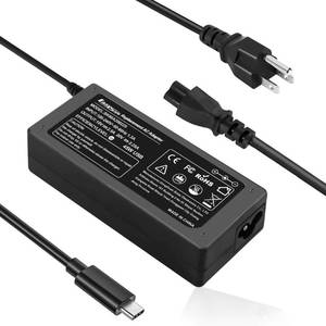 lot 30614 image: Chromebook Charger 45W Fast USB C Laptop Charger for HP Spectre Lenovo Yoga Thinkpad Acer Dell Latitude Asus Samsung Google Pixel Huawei Matebook Computer Replacement Fits Any Type C Tablets & Phones