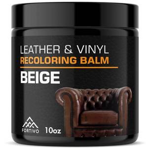 lot 30623 image: FORTIVO Leather Recoloring Balm, Leather Color Restorer, Leather Restorer for Couches, Leather Scratch Remover, Leather Scratch Repair, Leather Balm, Leather Restorer for Couches and Car Seats 10 oz