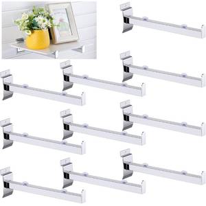 lot 30678 image: Yexiya 24 Pcs Slatwall Hooks 10 Inch Slatwall Accessories Slatwall Panel Hooks Heavy Duty Slatwall Hooks Slat Wall Hooks Display Hooks for Home Garage Shop Room Slatwall Accessories (Black)