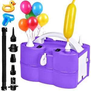 lot 30718 image: Keaibuding Balloon Pump Electric 3-in-1 Portable Air Pump for Inflatables and Balloons, Fast Inflation for 260q Foil Mylar Latex Double-Stuffed Balloons, Inflator Deflator for Pool Floats Air Bed