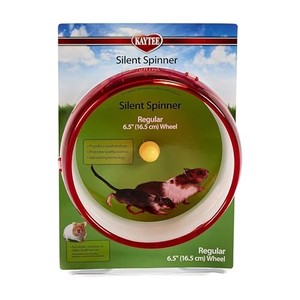 lot 30791 image: Kaytee Silent Spinner Wheel For Pet Hamsters and Gerbils, Regular 6.5 Inch