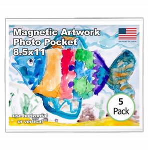 lot 30802 image: Magtech 08115 Magnetic Picture Frame Magnetic Multi-Use Pocket, 5 Pack