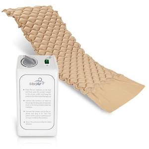 lot 30816 image: $$ MedVance Premium Alternating Air Pressure Mattress Pad with Ultra Quiet Alternating Pump  Pressure Sore and Ulcer Prevention and Relief  Use on Medical, Hospital, or Standard Bed. Retail $200