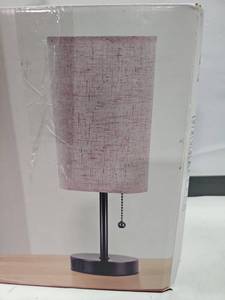 lot 30818 image: Table Lamps Set of 2, Bedside Lamp for Bedroom, Small Table lamp for Nightstand Living Room