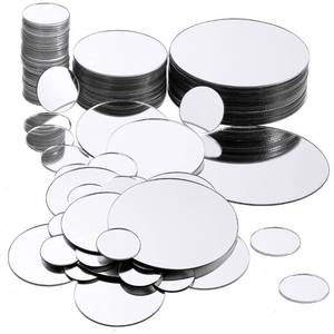 lot 30843 image: Jetec Mini Size Round Mirror Small Round Mirror Adhesive Mirror Round Craft Mirror Tiles for Crafts and DIY Projects Supplies (1 Inch, 2 Inch, 3 Inch)