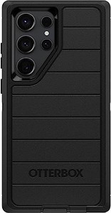 lot 30846 image: OtterBox Galaxy S23 Ultra (Only) - Defender Series Case - Black, Rugged & Durable - with Port Protection - Case Only - Microbial Defense Protection - Non-Retail Packaging