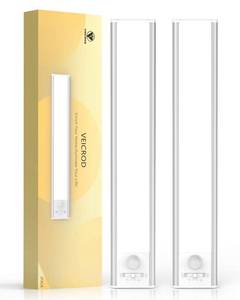 lot 30849 image: VEICROD Under Cabinet Lights,DayDark Motion Sensor Lights Indoor,3 Color Temperatures,80 LED,Wireless Rechargeable Under Cabinet Lighting,Lights for Kitchen,Cupboard,Closet(9.4inch-1500mAh)
