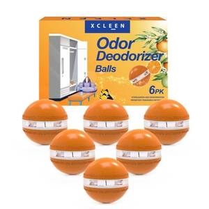 lot 30853 image: Xcleen Sneaker Deodorizer Balls Citrus Scent 6 Pack, Odor Deodorizer Balls for Shoes Car Gym Bag Closet, Long Lasting Small Space Air Freshener With Essential Oil