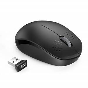 lot 30861 image: seenda Wireless Mouse - 2.4G Cordless Mice with USB Nano Receiver Computer Mouse with Noiseless Click for Laptop, PC, Tablet, Computer, and Mac - Black
