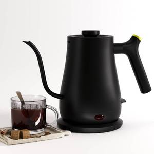 lot 30896 image: Larmstom Electric Kettle Gooseneck,0.9L 1200W Tea Coffee Water Heater, 304 Stainless Steel Water Boiler Fast Heating with Auto Shut Off Boil-Dry Protection,30 fl oz