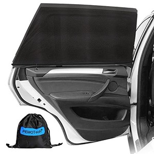 lot 30930 image: Car Window Shades, 2 Pack Car Side Window Sun Shades, UV Protection Breathable Mesh Baby Window Covers, Universal Fit Most (99%) of Cars, Privacy Protect for Kids,Family,Pets,Tints (27.2x39.8)
