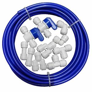 lot 30933 image: Malida 14 inch O.D. Length 32.8ft(10 meters) RO Water Tubing, Hose Pipe for RO Water purifiers System, 14 O.D quick connector 10pcs