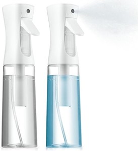 lot 30950 image: 2 Pack Continuous Spray Bottle For Hair - 6.8 OZ  200 ML Ultra Fine Mist Sprayer  Water Spray Bottle For Hair Mister Spray Bottle  Hair Spray Bottles For Hairstyling, Cleaning, Salons (2pk 6.8oz)