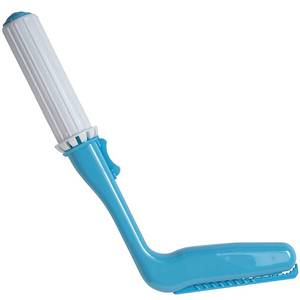 lot 30969 image: SP Ableware Maddak Toilet Aid Tools, Self Wipe Bathroom Toileting Aid, Long Reach Comfort Wipe, Reach 9.75 Inches, Autoclavable