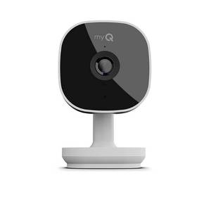 lot 31021 image: myQ Smart Home Security Camera - 1080p HD Video, Night Vision, Motion Detection, Magnetic, Wi-Fi, Two-Way Audio, Smartphone Control