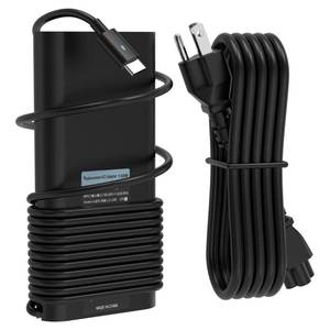 lot 31037 image: 130W Laptop Charger USB C for Dell Precision 5550 5560 5570 3560 3561 3570 3571 5470 5750 5760 5770,Dell XPS 15 9575 9500 XPS 17 9700 9710 HA130PM170 DA130PM170 Power Cord