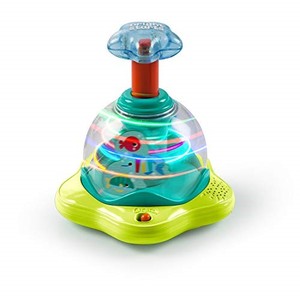 lot 31097 image: Bright Starts Press & Glow Spinner Cause and Effect Musical Baby Toy, Age 6 Months