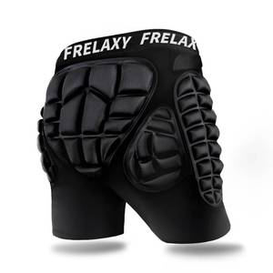 lot 31114 image: Frelaxy 3D Protective Padded Shorts for Snowboard, Skate and Ski, Snowboard Butt pad, 3D Protection for Tailbone, Hip and Butt (Black, XL)