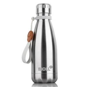 lot 31126 image: Mollcity Small Water Bottle-12 oz Stainless Steel Vacuum Insulated Water Bottle for Back to School-Reusable Metal Water Bottle for Kids, BPA Free (Silver)