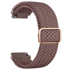 lot 31152 image: Meliya Braided Watch Bands, 20mm 22mm Quick Release Stretchy Adjustable Nylon Sport Replacement Watch Strap for Women Men (22mm, Violet Smoke)